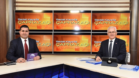 Müdürümüz Pamukkale TV Sedat Kaya İle Çapraz Açı Programına Katıldı
