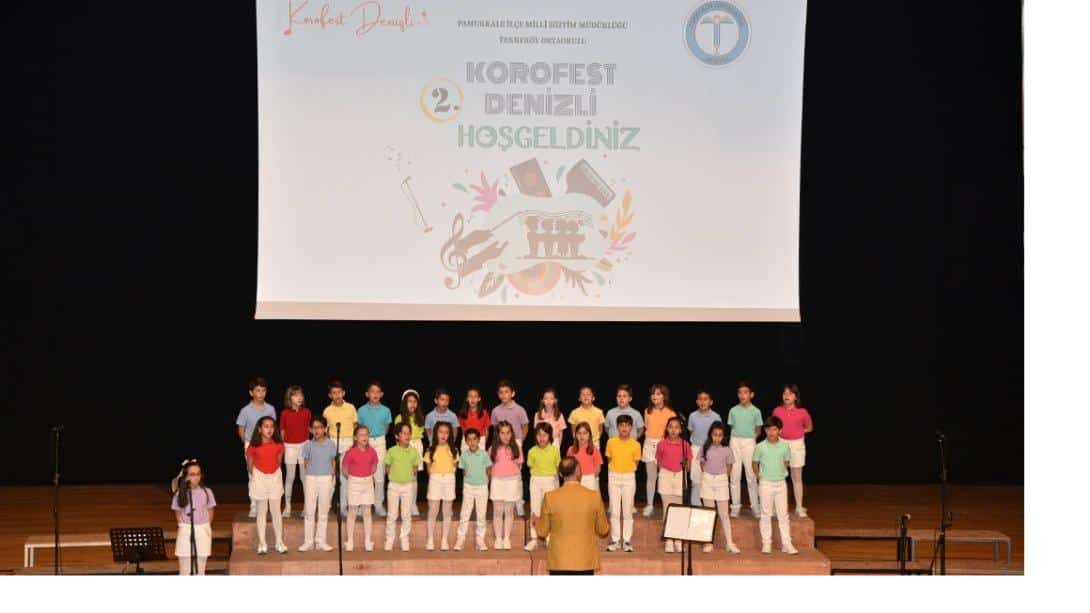 Korofest Denizli Okul Koroları Festivali Başladı