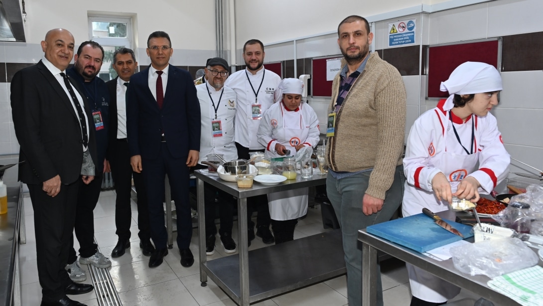 MEB Uluslararası Gastronomi Festivali ve Aşçılık Yarışması Bölge Yarışmasına Ev Sahipliği Yaptık